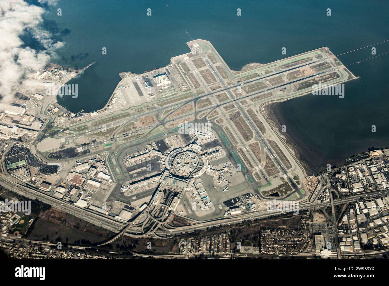 San Francisco International Airport. Stockfoto