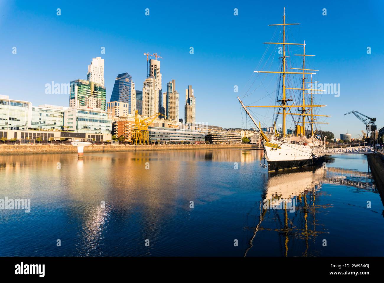 Kommerzielles Stadtzentrum von Buenos Aires, Argentinien Stockfoto