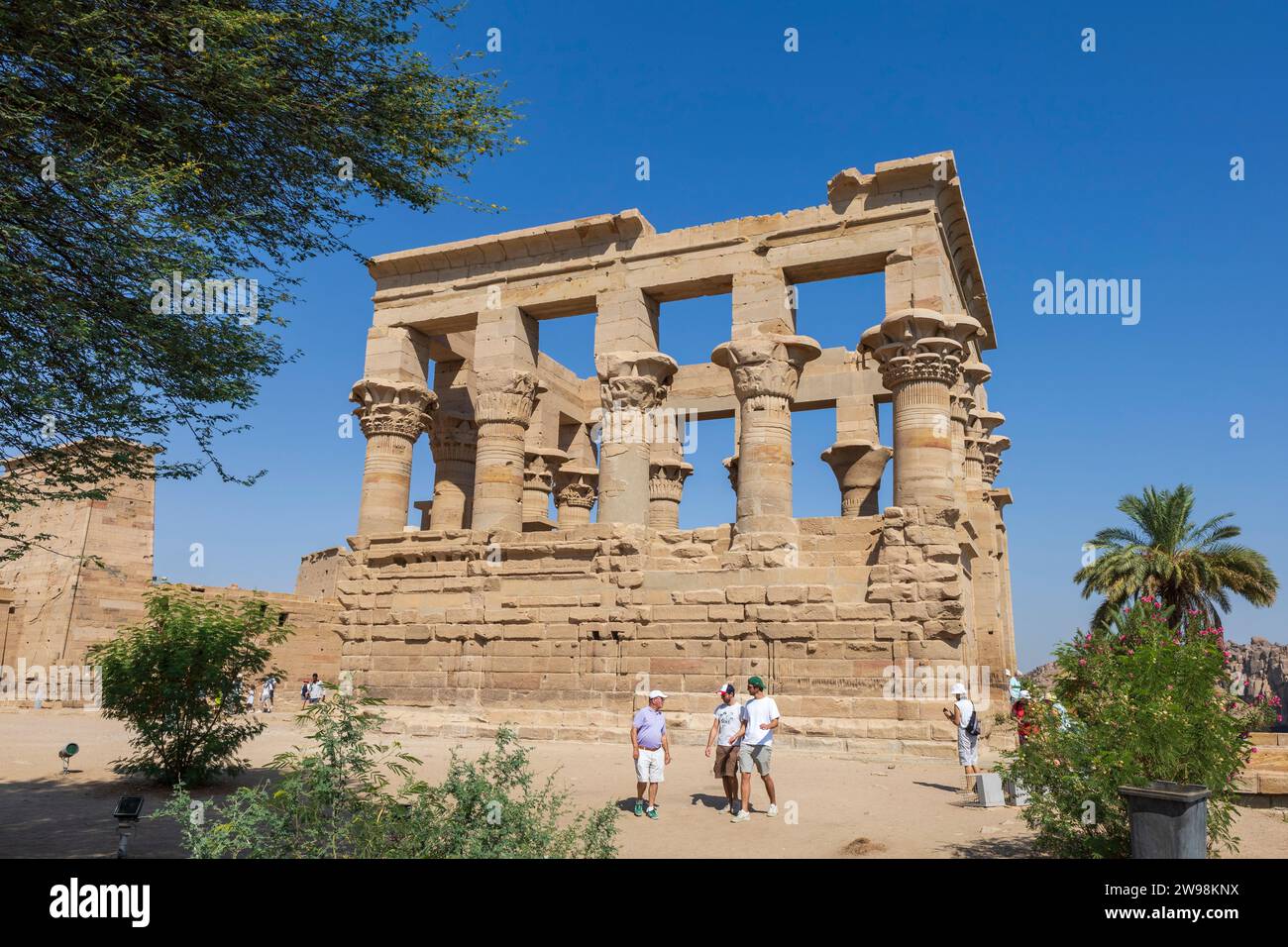 Philae Tempelkomplex, Assuan, Ägypten, Nordafrika Stockfoto