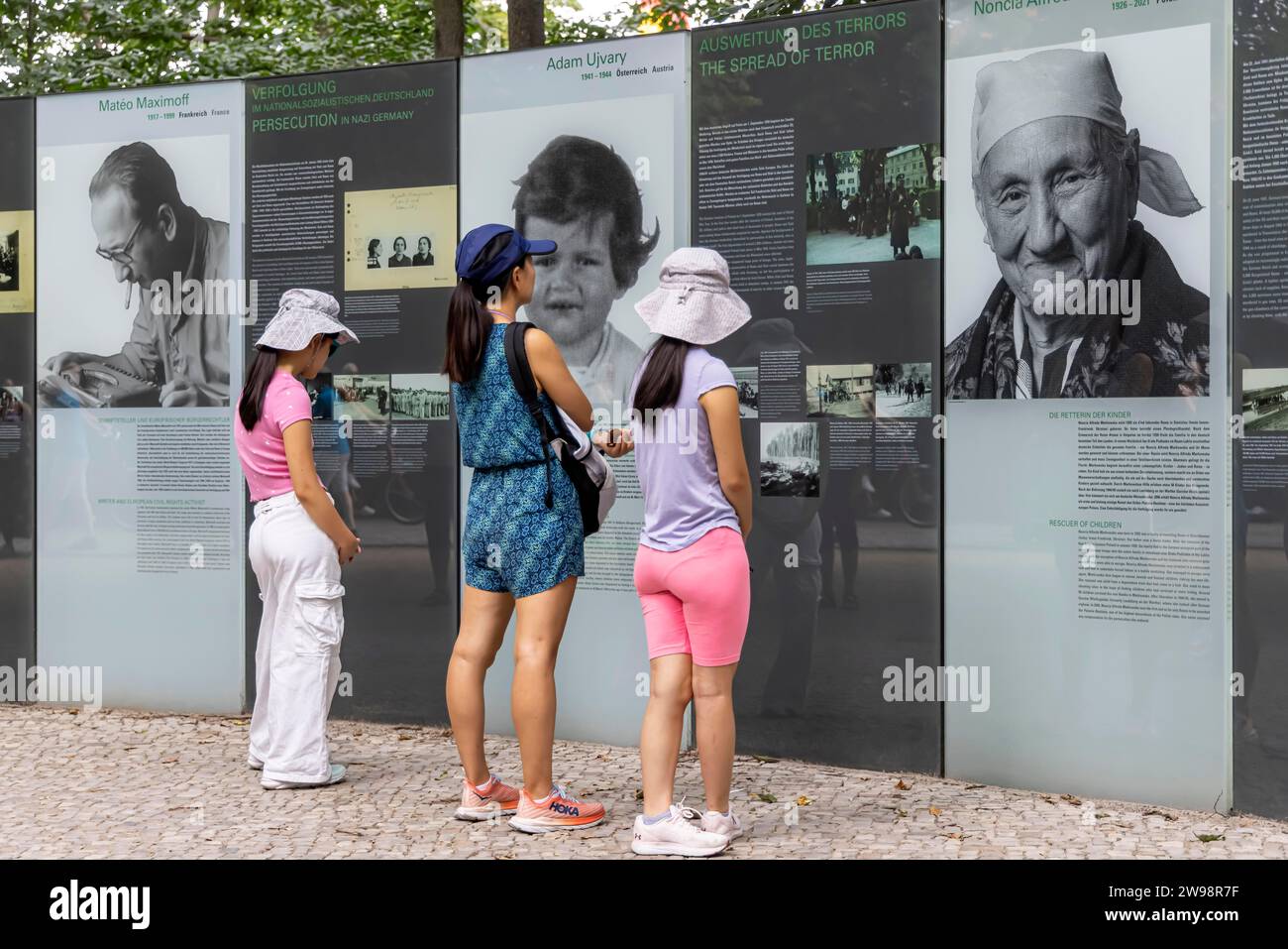 Gedenkstätte für die im Nationalsozialismus ermordeten Sinti und Roma Europas, Gedenkstätte im Tiergarten Berlin Stockfoto