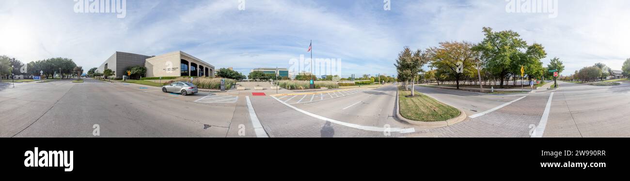 Fort Worth, Texas - 5. November 2023: Das Amon Carter Museum of American Art in Fort Worth. Es befindet sich im Kulturviertel und beherbergt European O Stockfoto