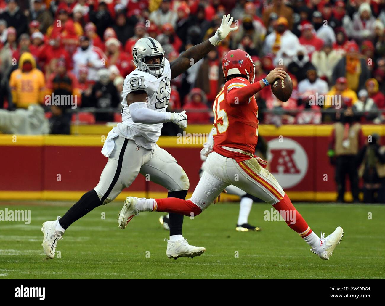 Kansas City, Usa. Dezember 2023. Patrick Mahomes, Quarterback der