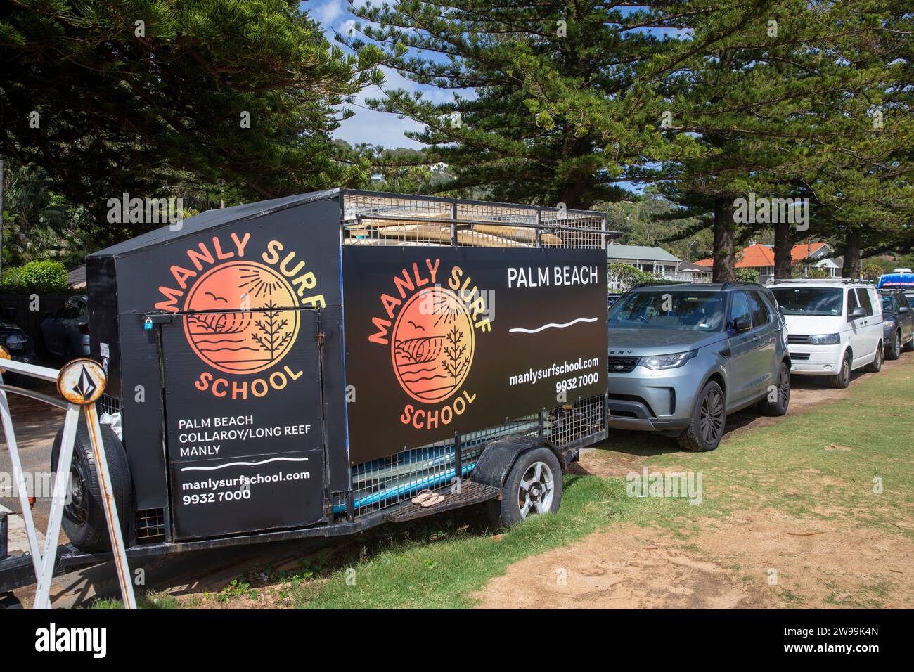 Manly Surfschule in Palm Beach in Sydney, NSW, Australien Stockfoto