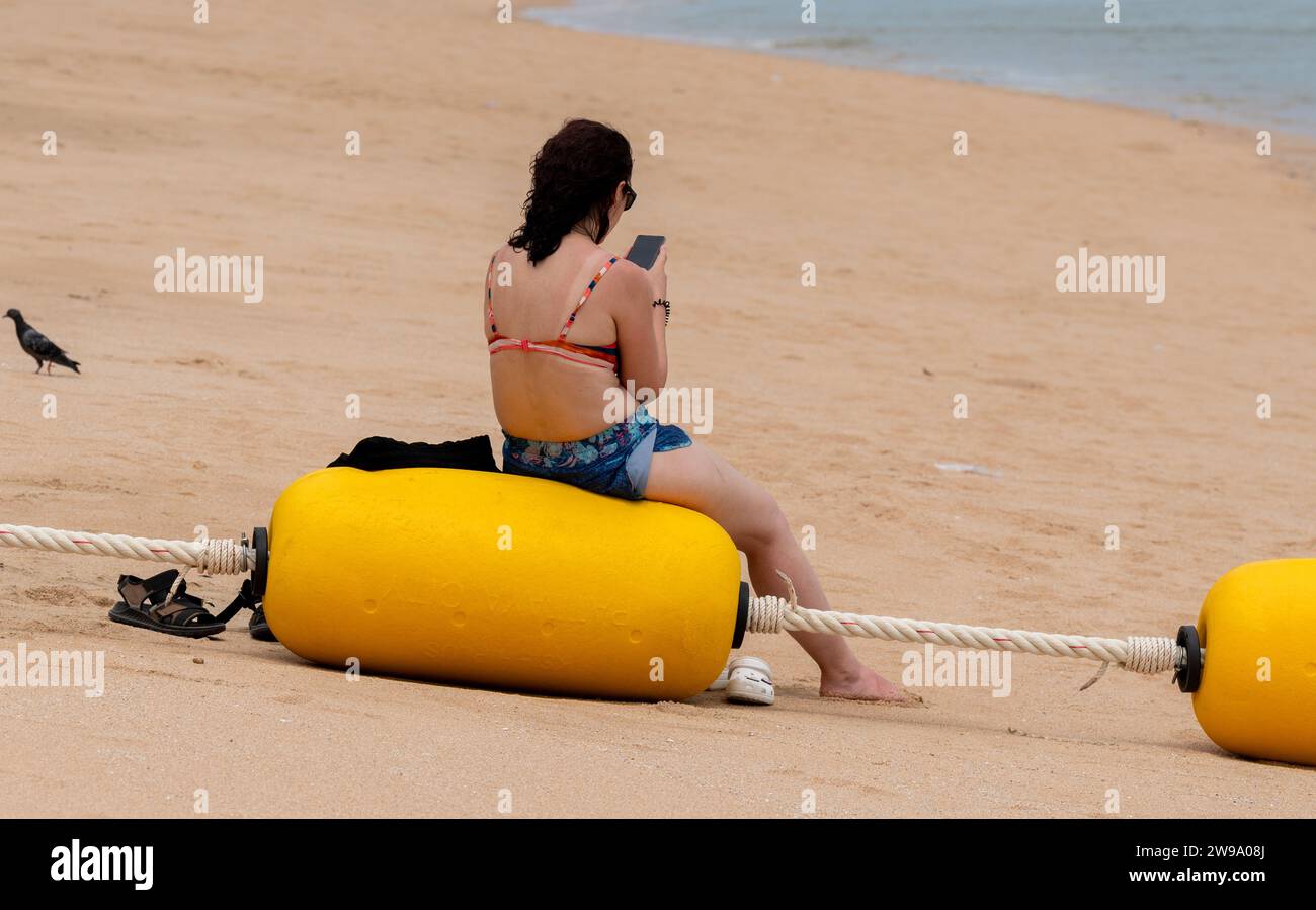 Strände und Aktivitäten auf dem Meer in Thailand, Stockfoto