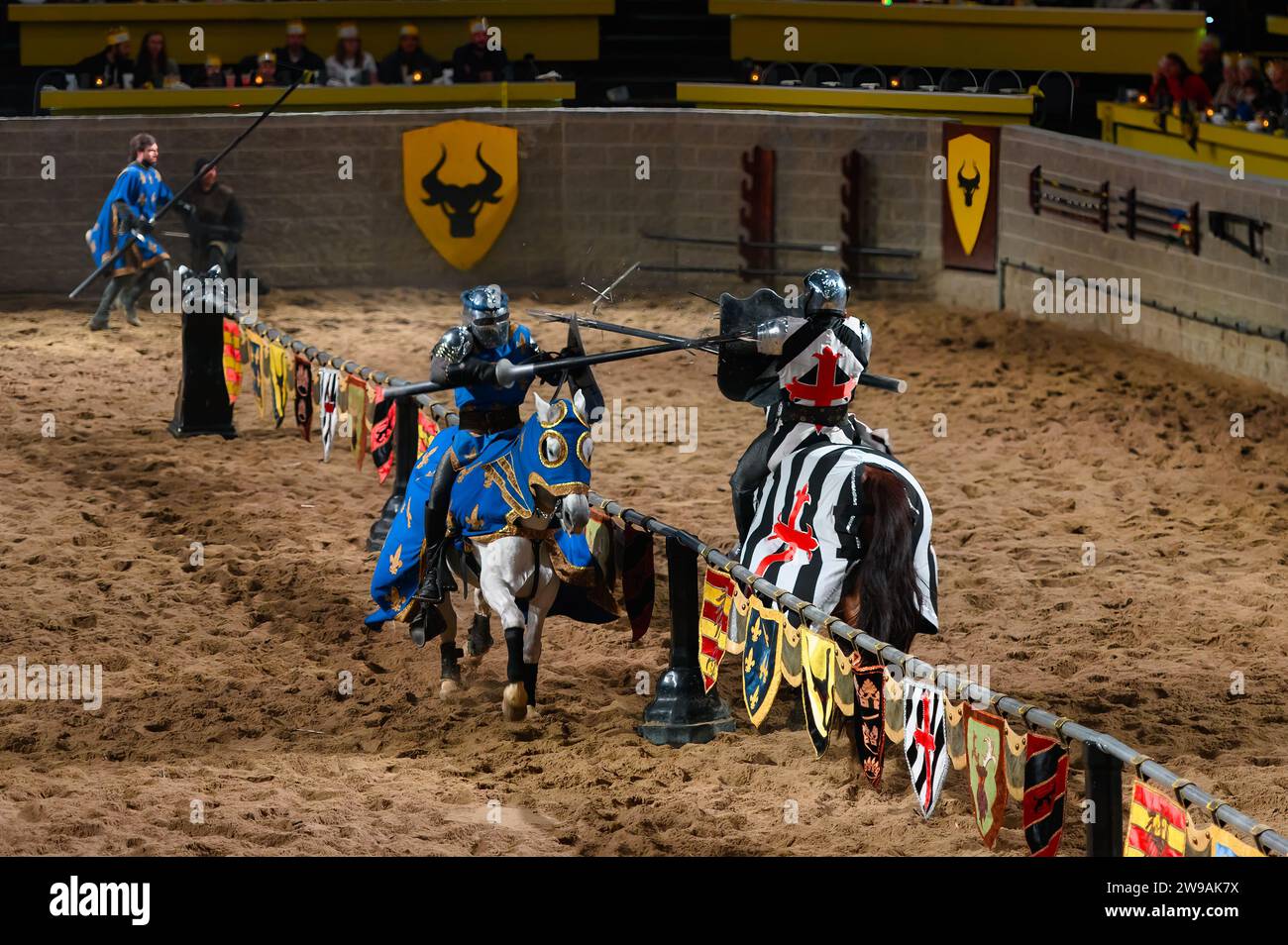 Medieval Times Dinner and Tournament, Toronto, Kanada Stockfoto