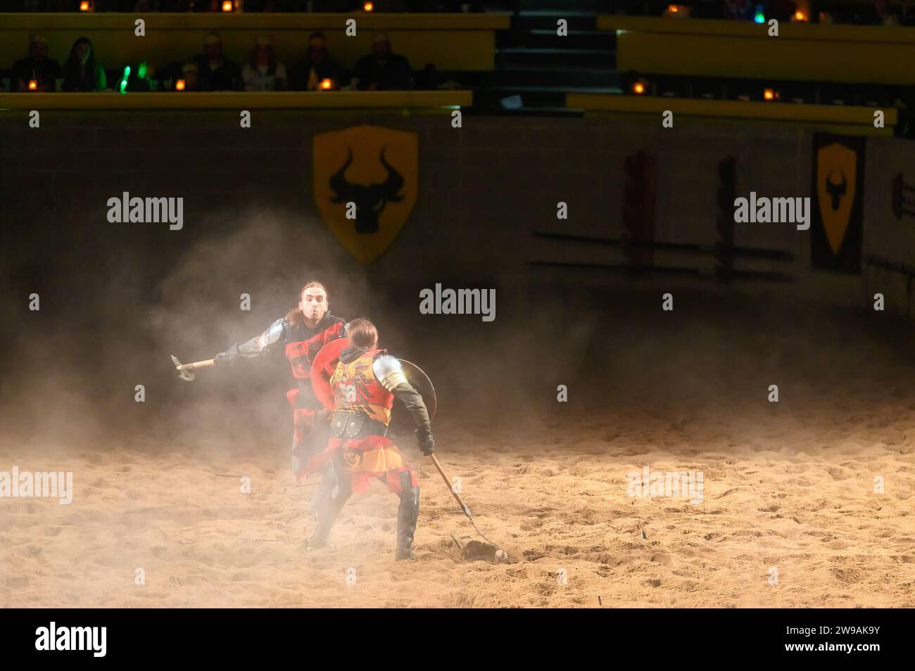 Medieval Times Dinner and Tournament, Toronto, Kanada Stockfoto