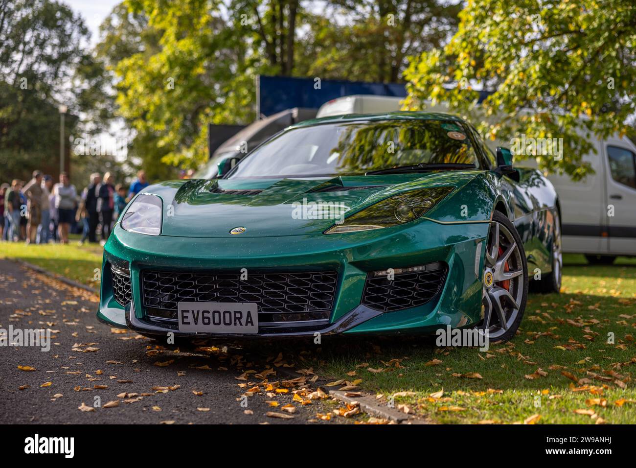 Lotus Evora, ausgestellt im Bicester Heritage Scramble am 8. Oktober 2023. Stockfoto