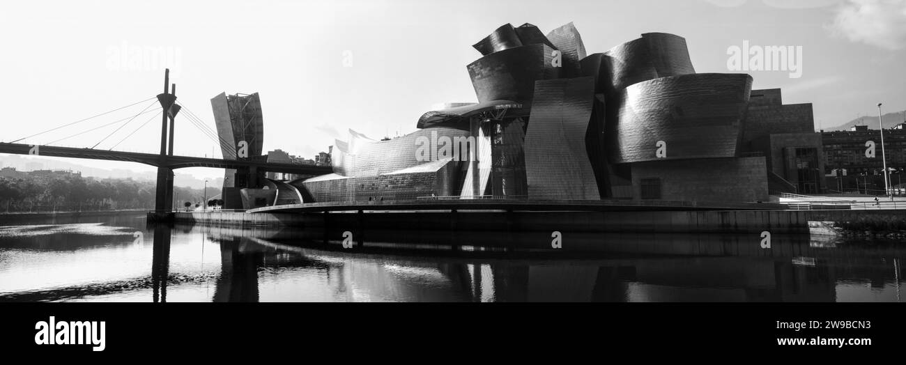 Modernes Museumsgebäude, Guggenheim Museum, Bilbao, Spanien Stockfoto