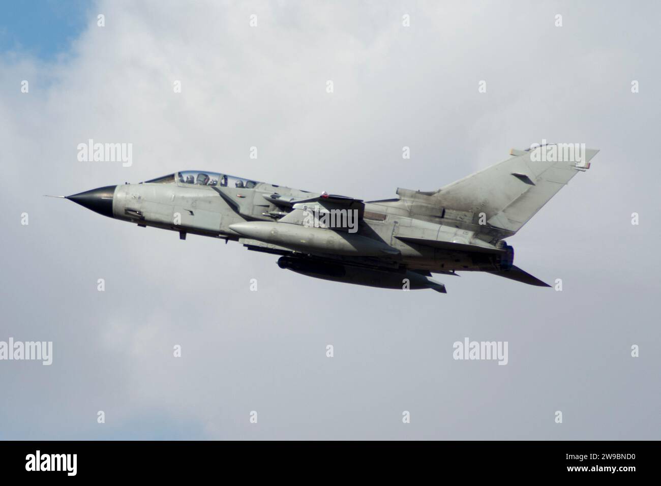 Das Kampfflugzeug Panavia Tornado startet Stockfoto