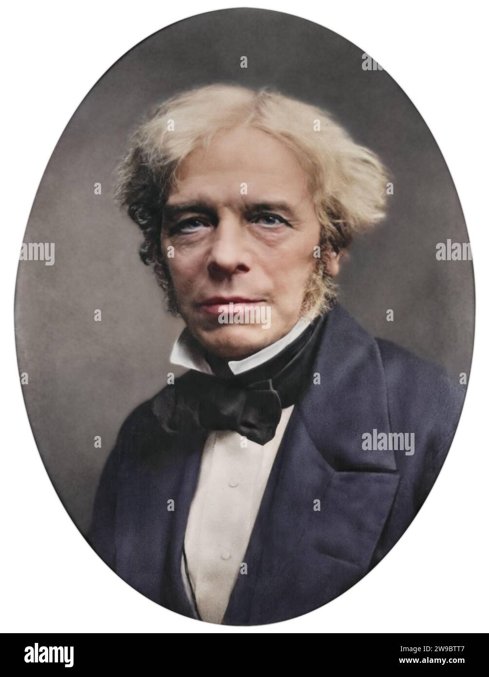 Porträt von Michael Faraday. Um 1850. Foto: Henry Dixon & Son Ltd Stockfoto