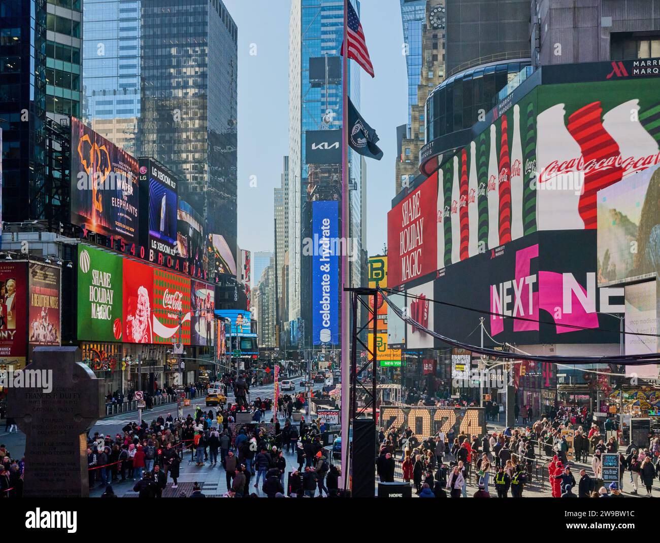 NEW YORK, NY, USA 20. DEZEMBER 2023 Offizielle Zahlen des Times