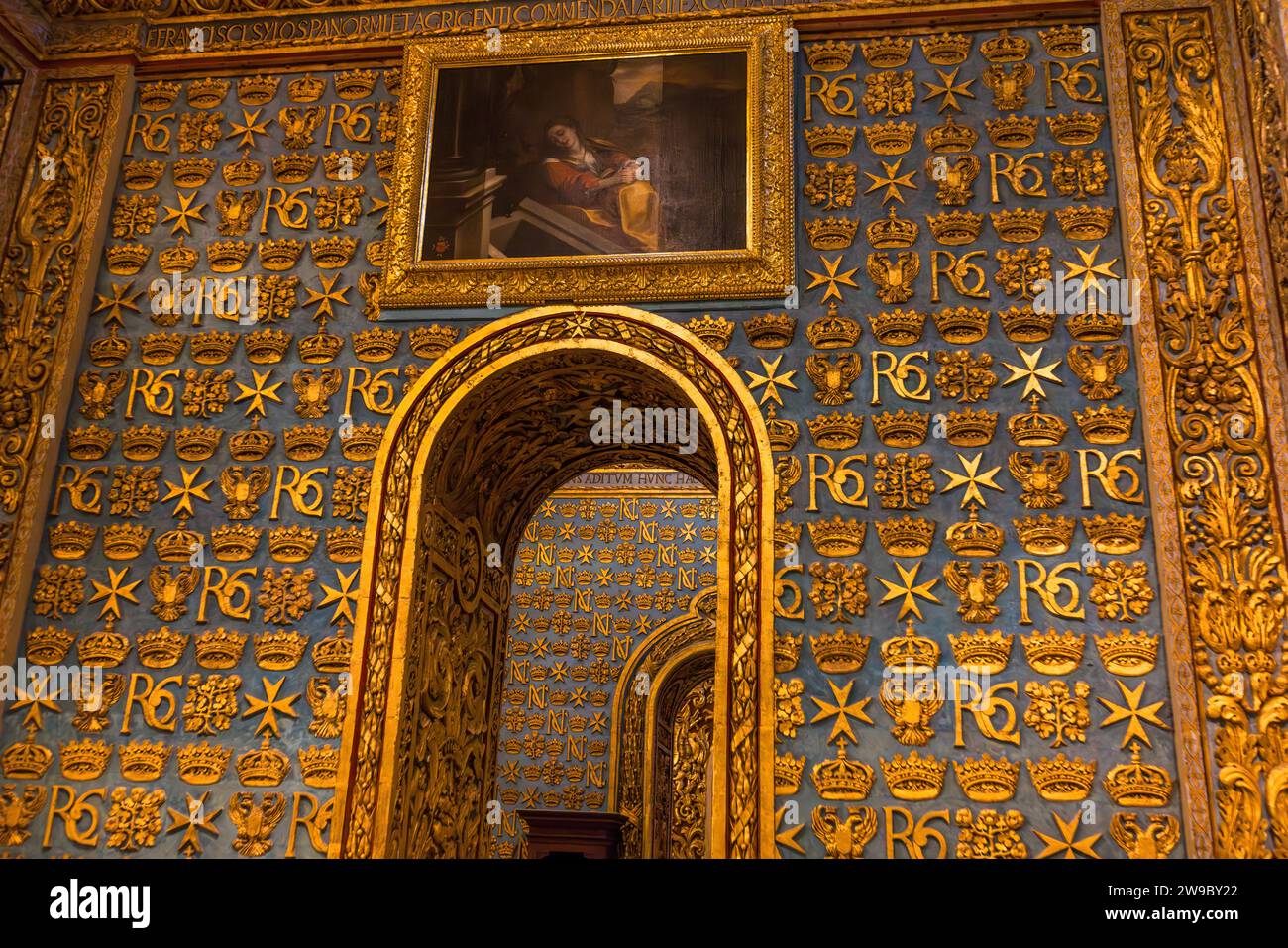 St. Johns Co-Kathedrale in Valletta, Malta Stockfoto