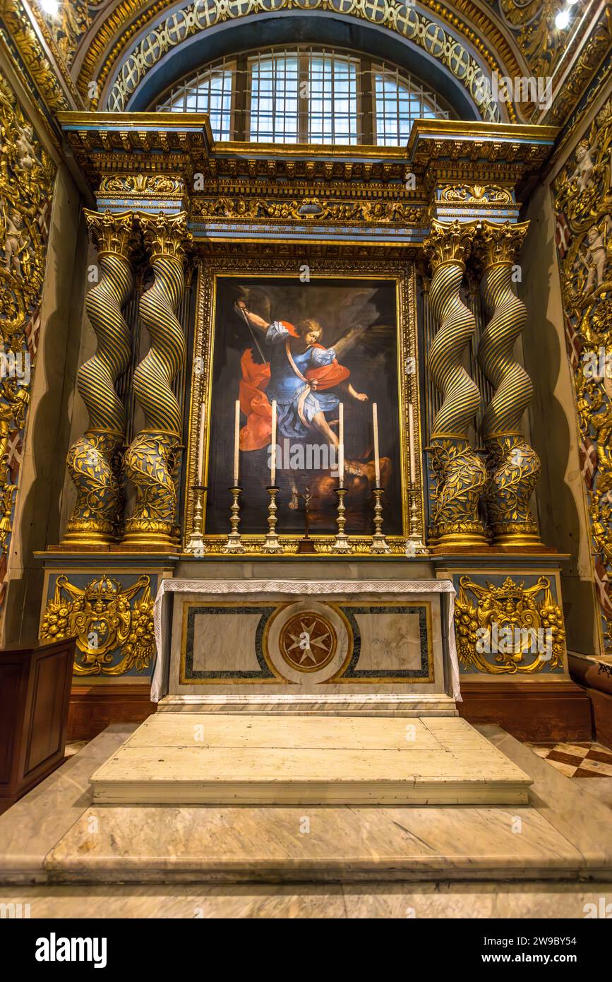 St. Johns Co-Kathedrale in Valletta, Malta Stockfoto
