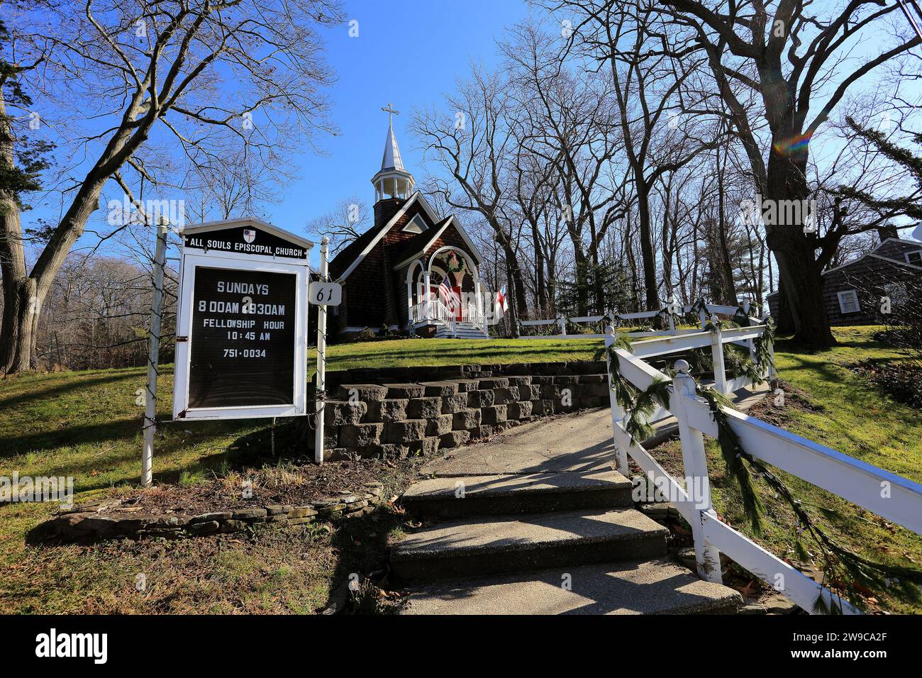 All Souls Episcopal Church Stony Brook Long Island NY Stockfoto