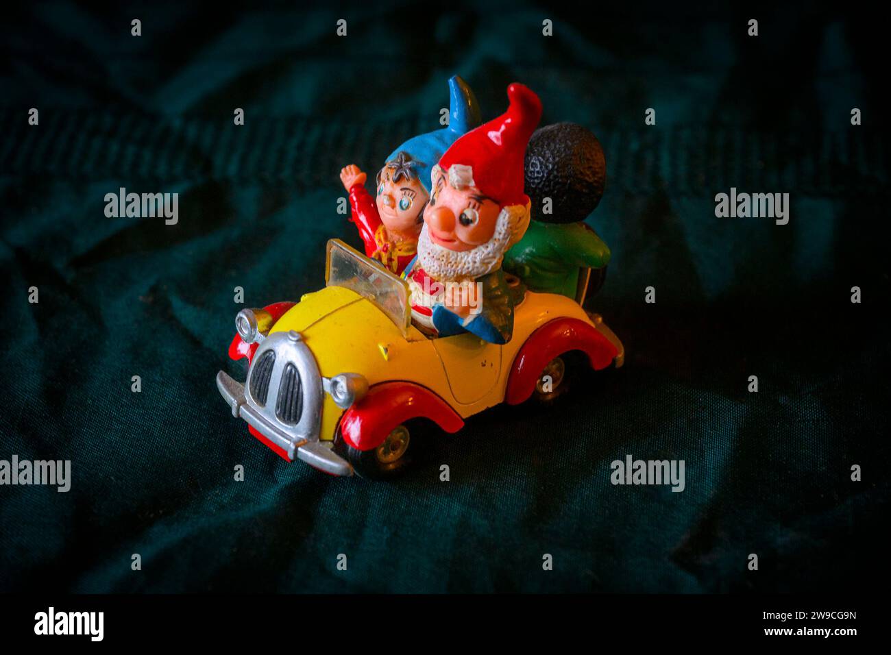 CORGI COMICS - NODDY'S AUTO MIT GROSSEN OHREN UND MR.. GOLLY, Metalldruckguss-Spielzeug Stockfoto