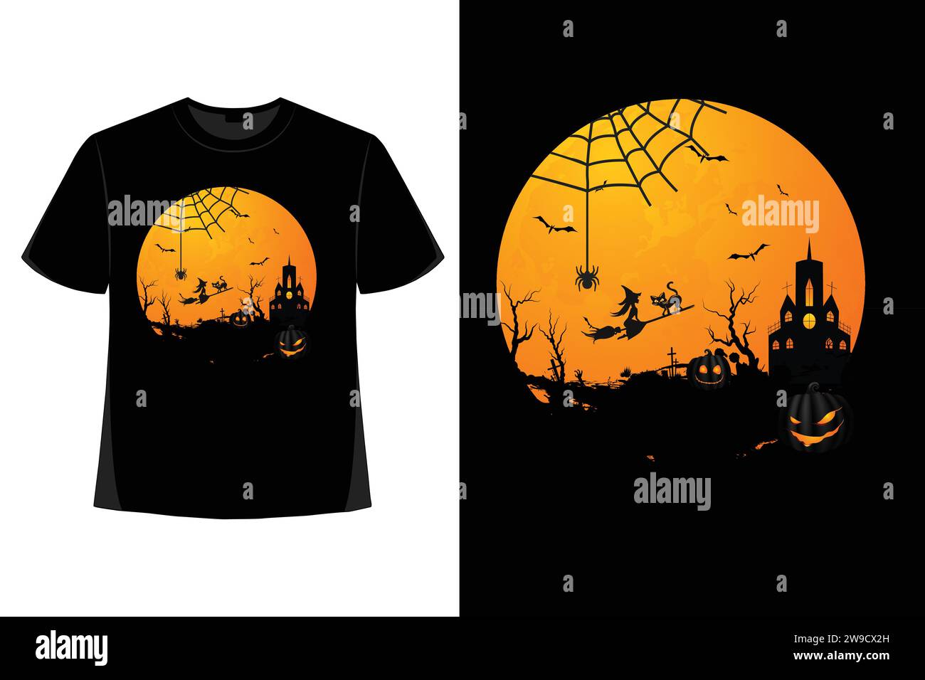 Halloween T-Shirt Design, halloween Tag, gruselig, lustiges Skelett, Kürbis, Vektor, gruselige Saison, Sublimation, Design, Horror, t-Shirt-Design. Stock Vektor