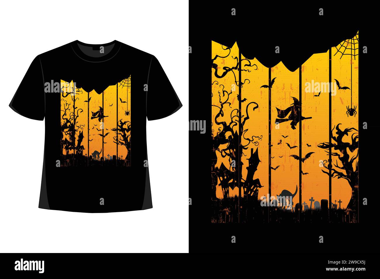 Halloween T-Shirt Design, halloween Tag, gruselig, lustiges Skelett, Kürbis, Vektor, gruselige Saison, Sublimation, Design, Horror, t-Shirt-Design. Stock Vektor