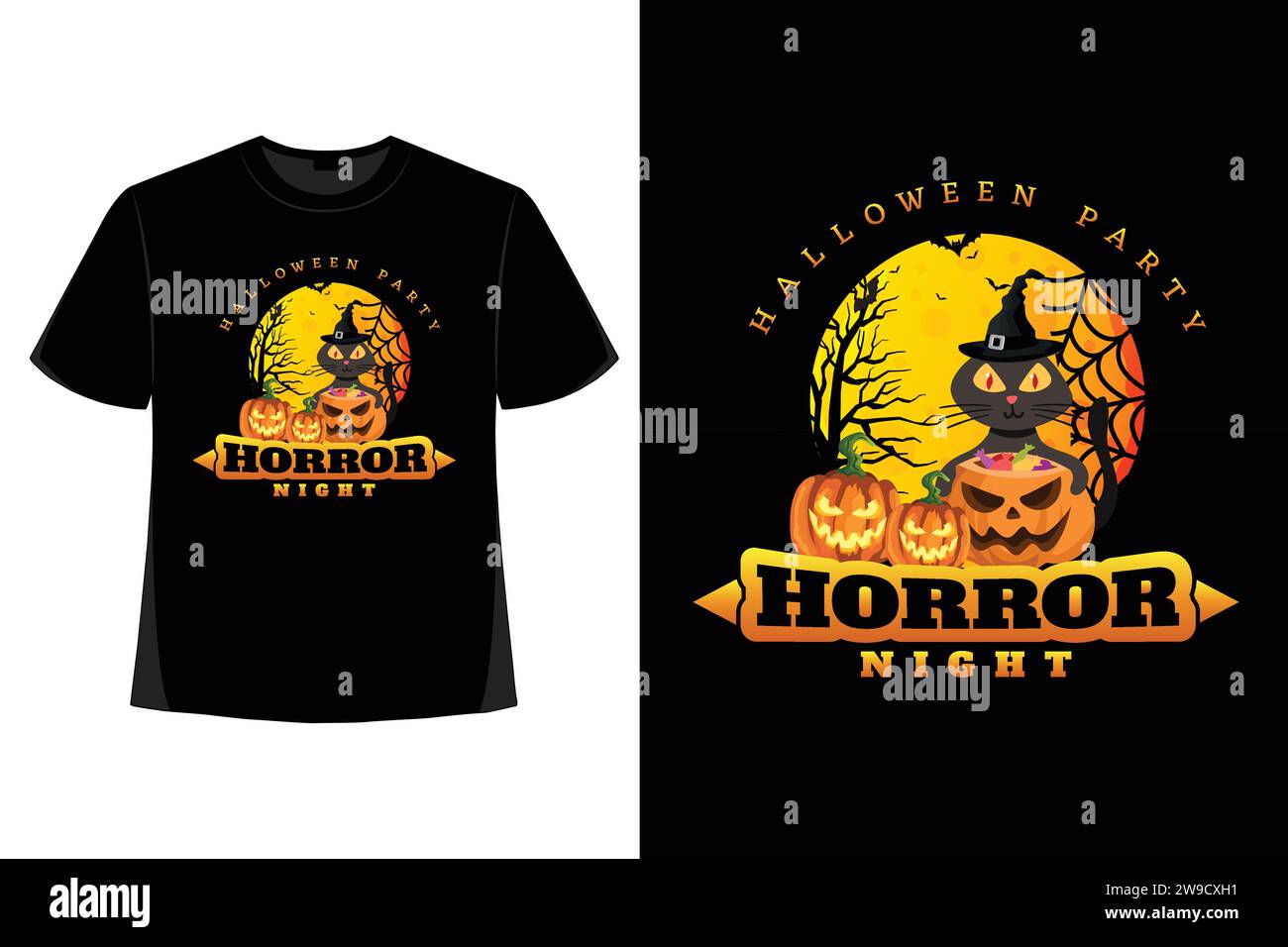 Halloween T-Shirt Design, halloween Tag, gruselig, lustiges Skelett, Kürbis, Vektor, gruselige Saison, Sublimation, Design, Horror, t-Shirt-Design. Stock Vektor