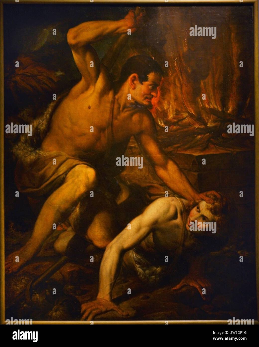 Camillo Procaccini (1561-1629). Italienischer Maler. Kain und Abel. Öl auf Leinwand. Museo Civico Ala Ponzone. Cremona. Lombardei. Italien. Stockfoto