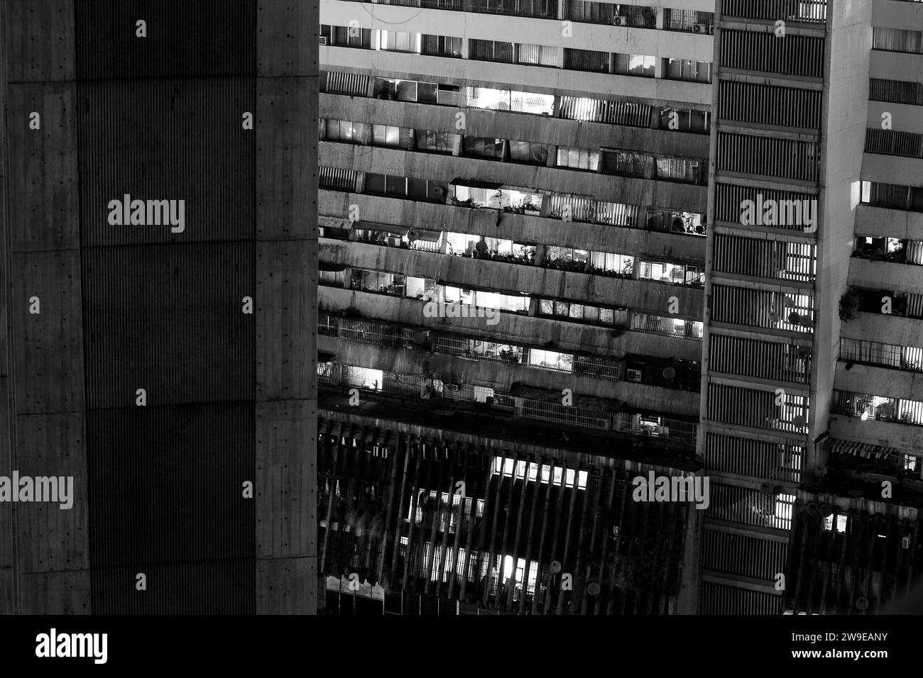 Central Park Tower, Caracas Stadtzentrum, Venezuela Stockfoto