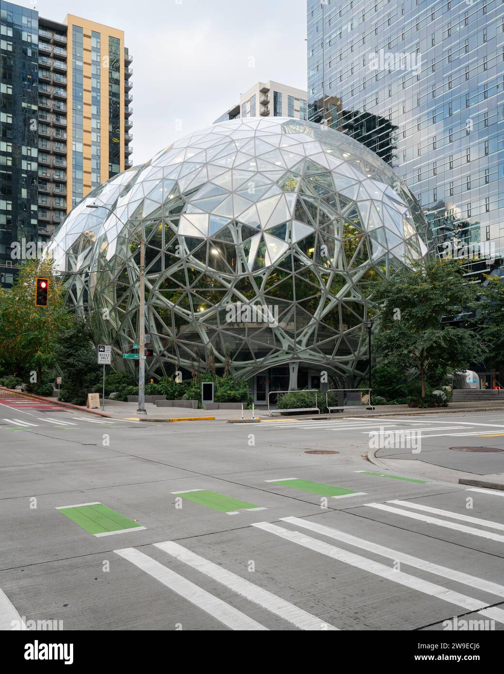 Die Amazonasgebiete in Seattle, Washington, USA Stockfoto