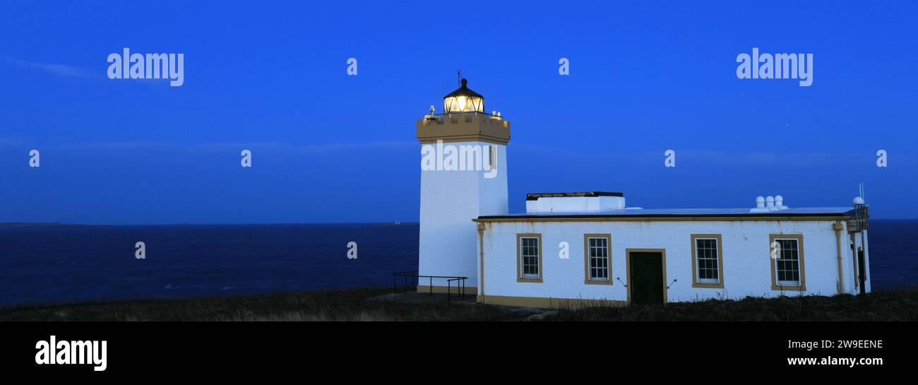 Duncansby Head Lighthouse, Duncansby Head, Caithness, Schottland, Großbritannien Stockfoto