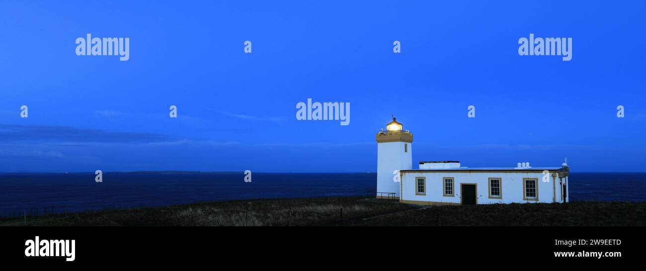 Duncansby Head Lighthouse, Duncansby Head, Caithness, Schottland, Großbritannien Stockfoto