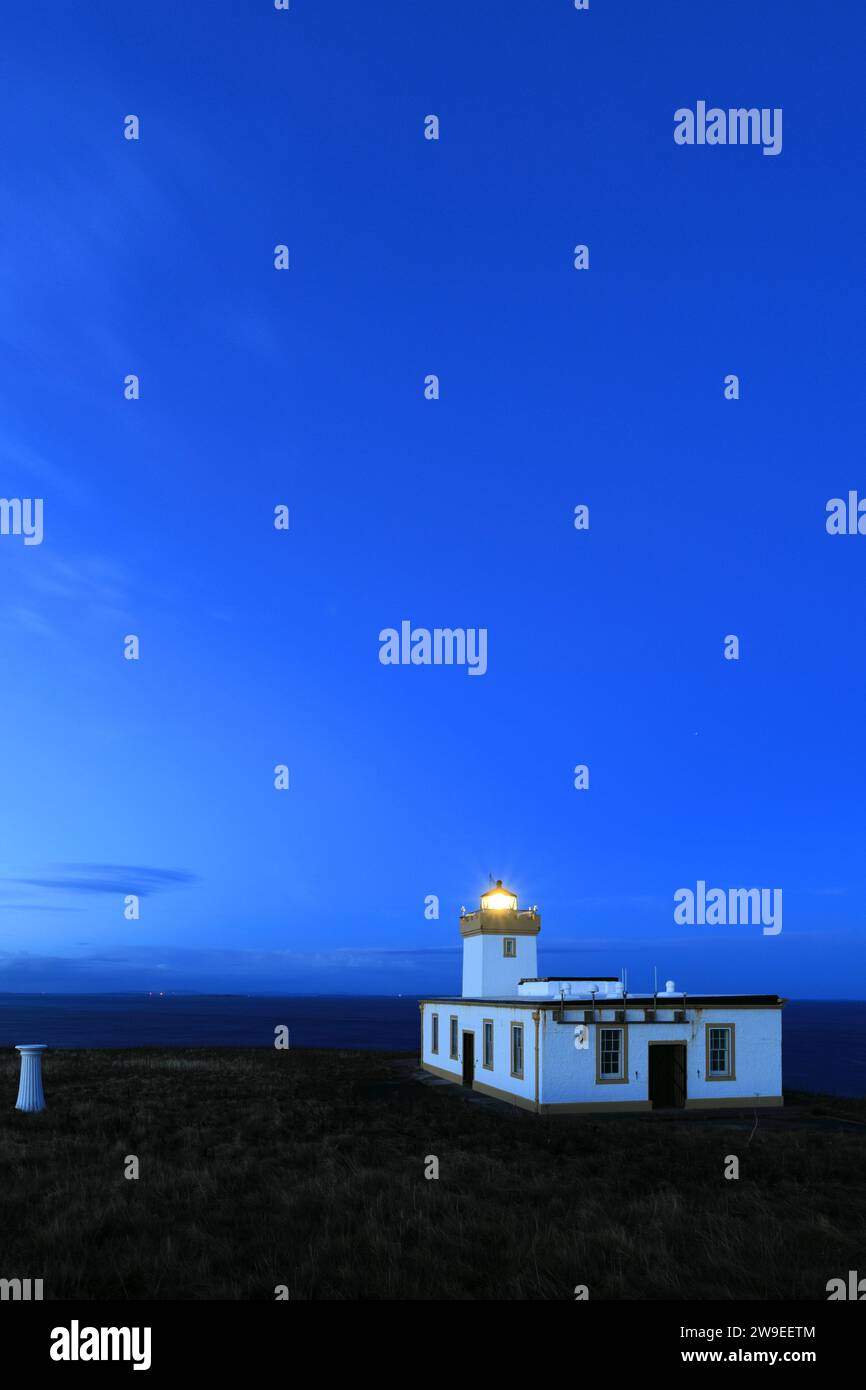 Duncansby Head Lighthouse, Duncansby Head, Caithness, Schottland, Großbritannien Stockfoto
