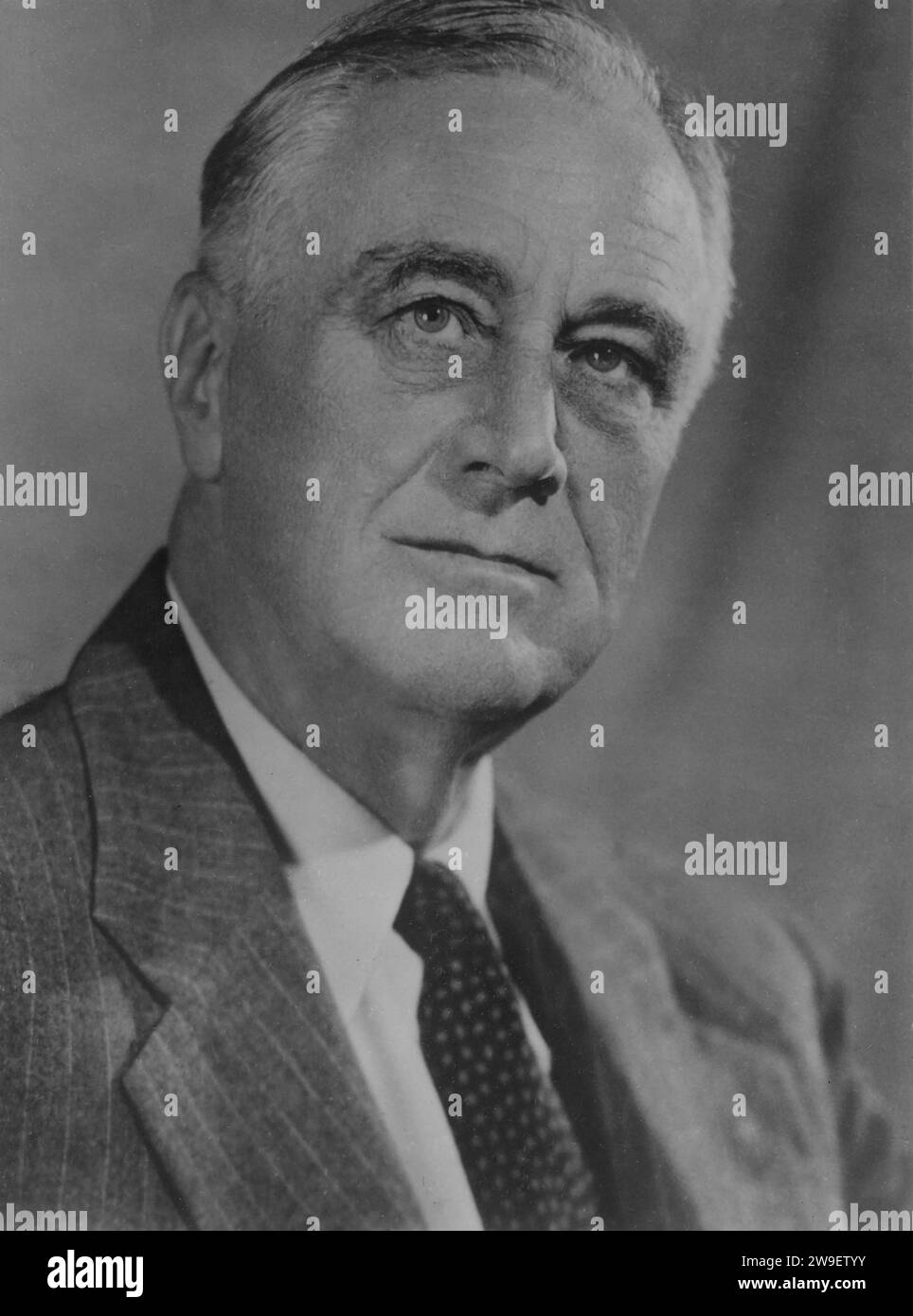 Porträt von Franklin D. Roosevelt. Jahr 1938. Stockfoto