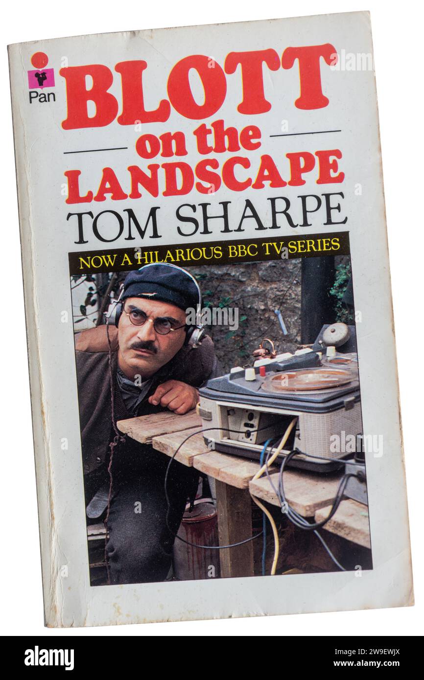 Blott on the Landscape Book, ein Roman von Tom Sharpe Stockfoto