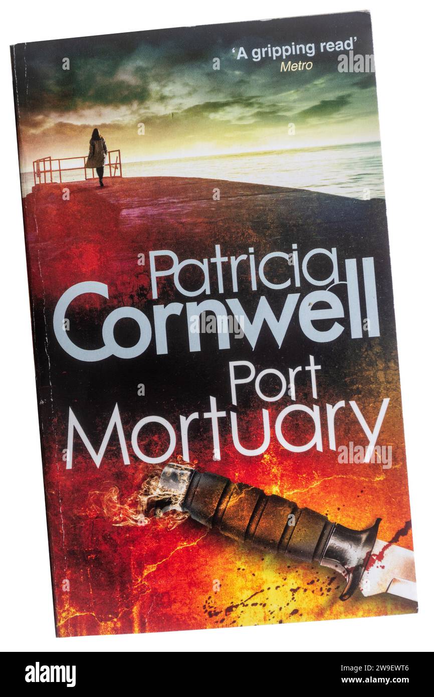 Port Mortuary Book, ein Roman der US-amerikanischen Schriftstellerin Patricia Cornwell in der Serie Kay Scarpetta Stockfoto
