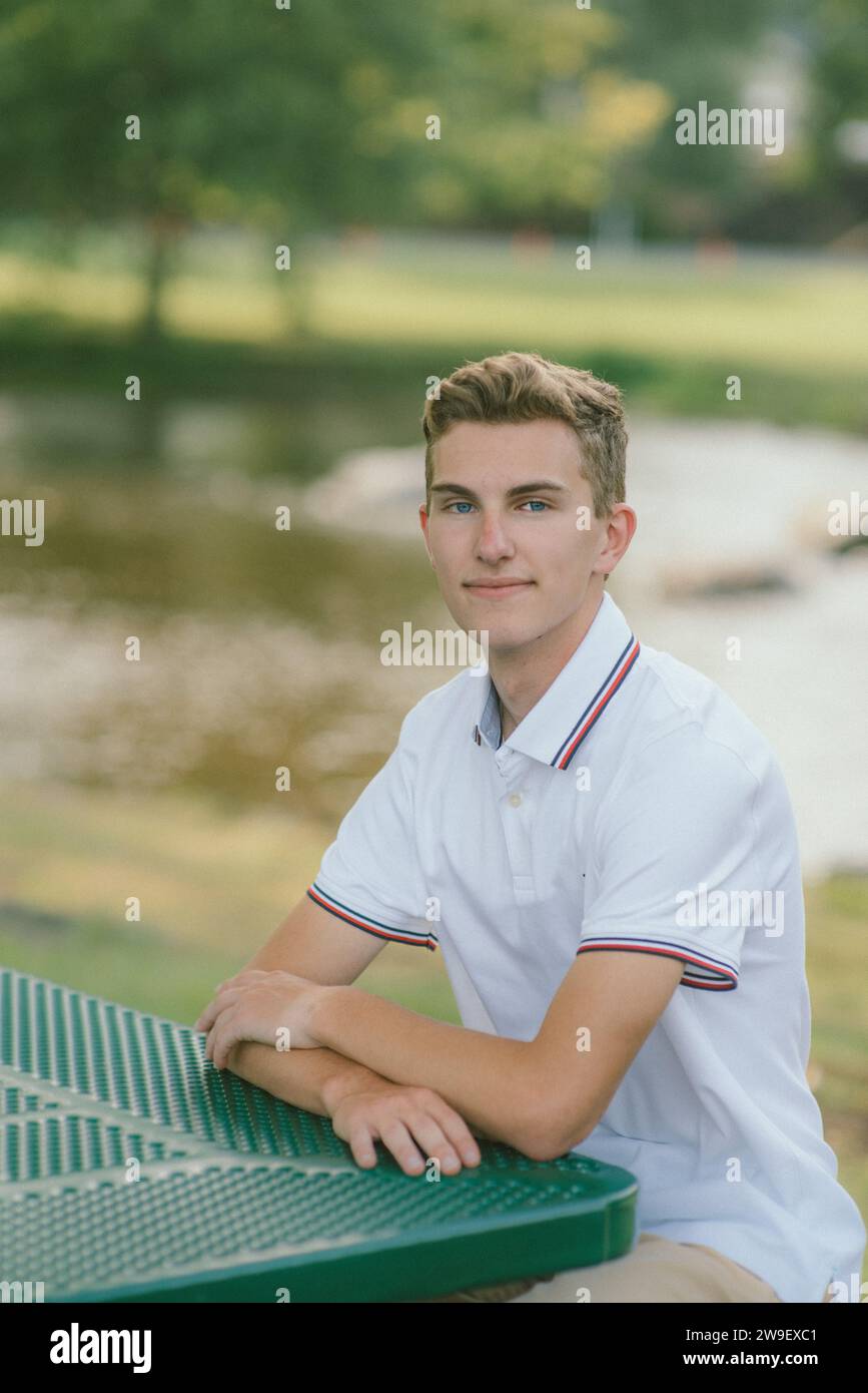 Teenager-Jungen Stockfoto