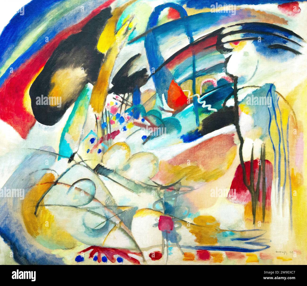 Improvisation 33, Orient I, Wassily Kandinsky, 1913, Stockfoto