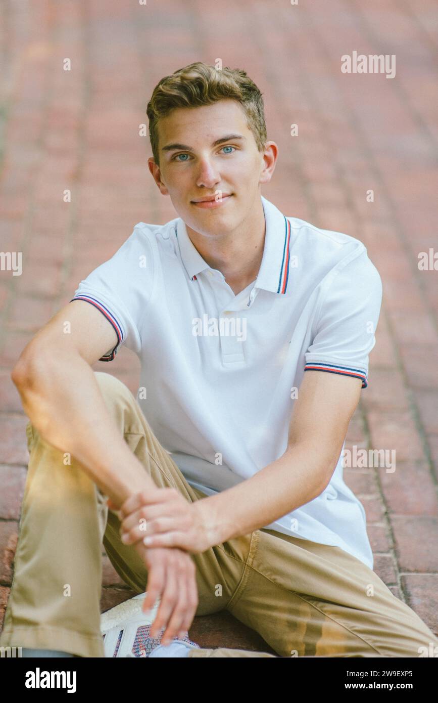 Teenager-Jungen Stockfoto