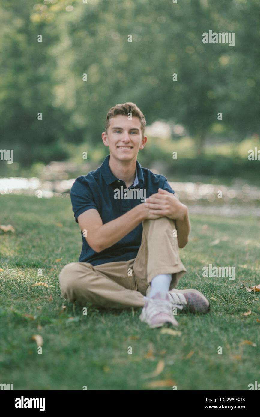 Teenager-Jungen Stockfoto