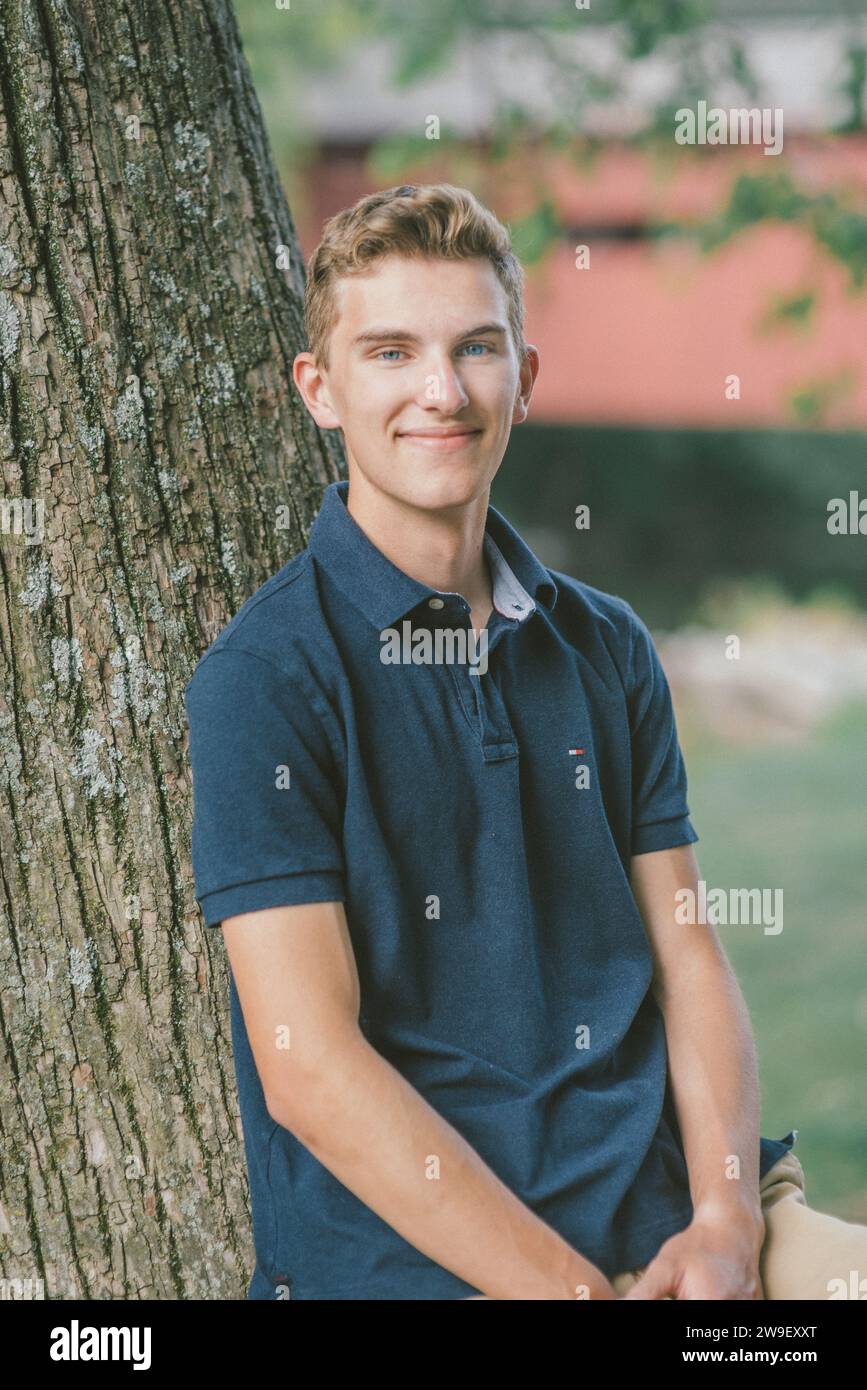 Teenager-Jungen Stockfoto