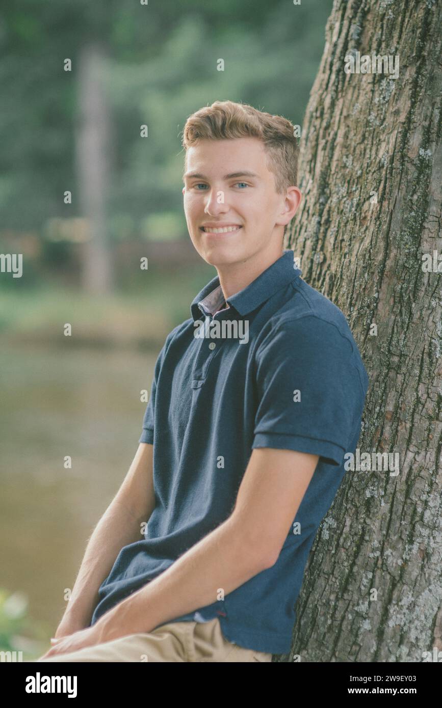 Teenager-Jungen Stockfoto