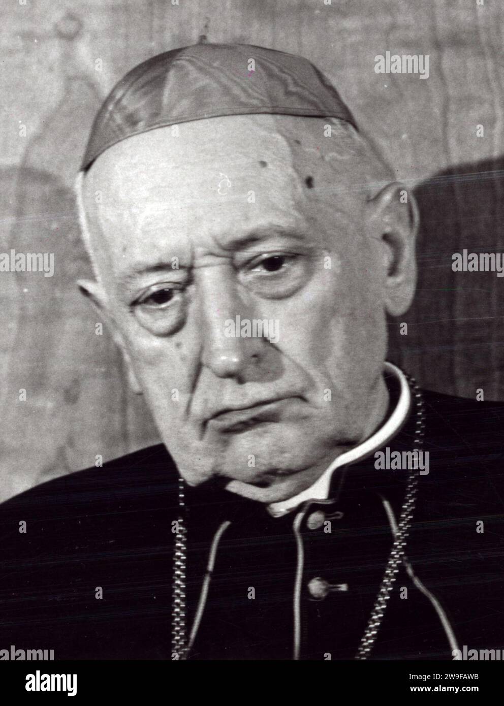 Kardinal Joseph Mindszenty, József Mindszenty (1892–1975) ungarischer Kardinal der katholischen Kirche, der von 1945 bis 1973 Erzbischof von Esztergom und Leiter der katholischen Kirche in Ungarn war. Stockfoto