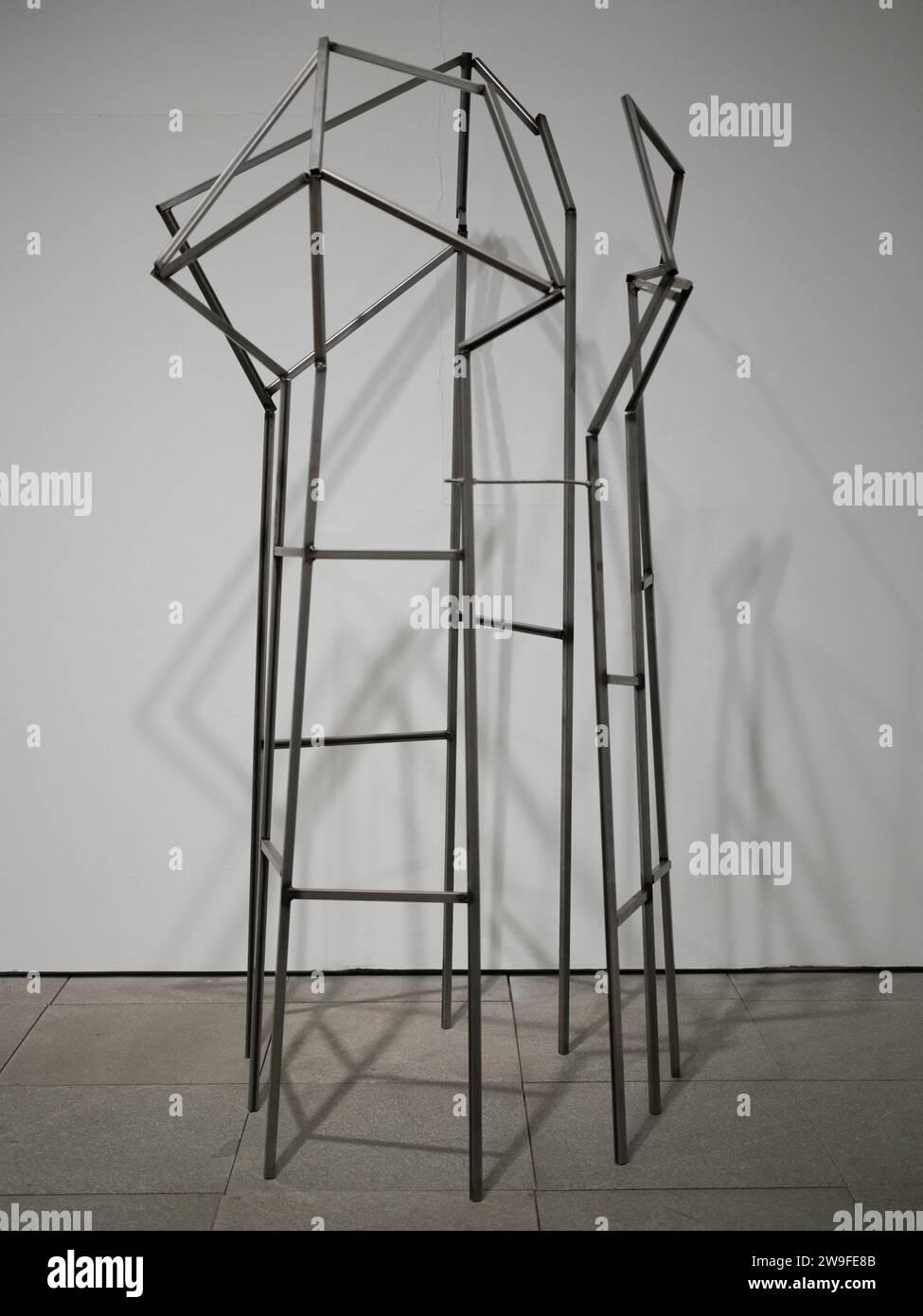 Ansicht der Ausstellung Teilansicht des Künstlers Ibon Aranberri im Museo Nacional Centro de Arte Reina Sofía in Madrid. Dezember 2023 Spanien Stockfoto