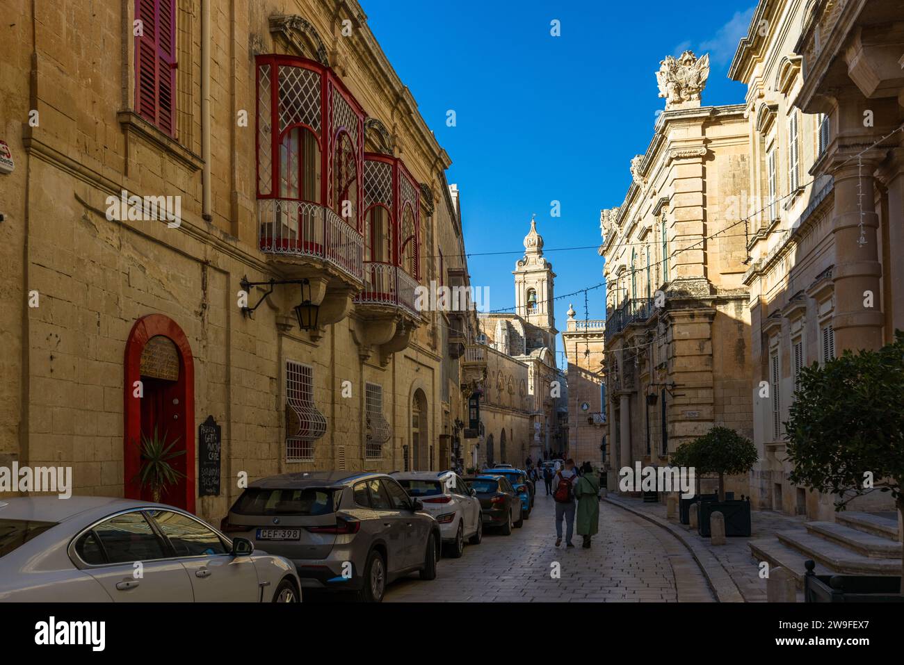 Drehort von Game of Thrones in Mdina, Malta Stockfoto