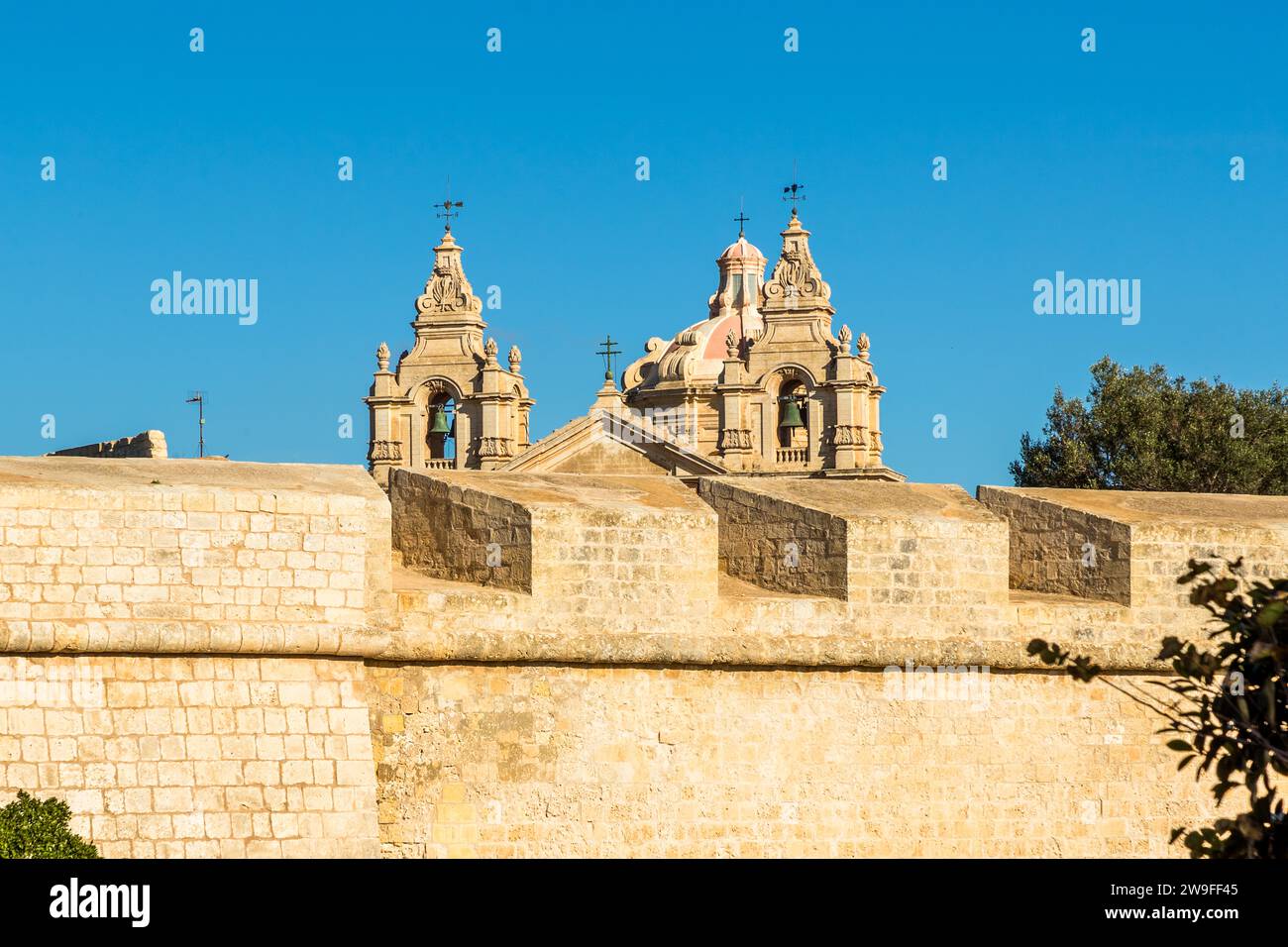 Drehort von Game of Thrones in Mdina, Malta Stockfoto