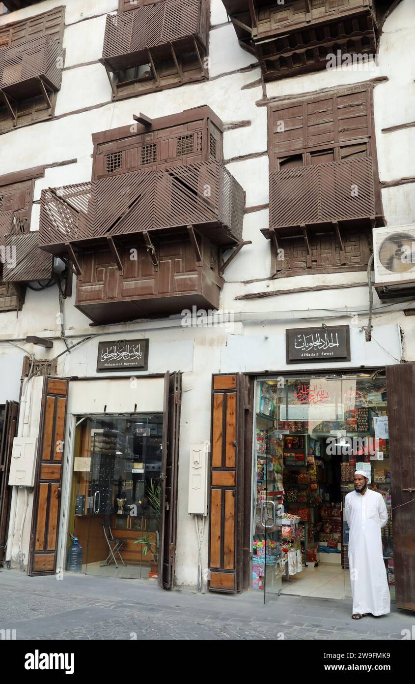 Souq al Alawi in Dschidda in Saudi-Arabien Stockfoto