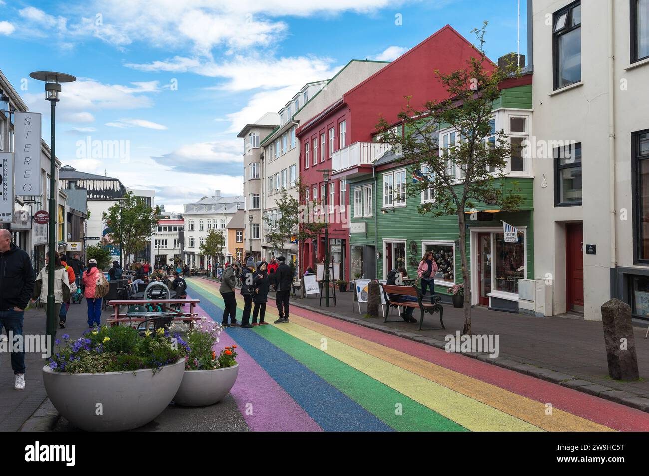 Reykjavík, Island Stockfoto