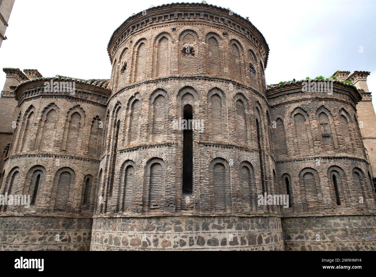 Toledo, Iglesia de Santiago el Mayor oder Santiago del Arrabal, maurischer Stil, 13. Jahrhundert. Toledo Provinz, Castilla-La Mancha, Spanien. Stockfoto