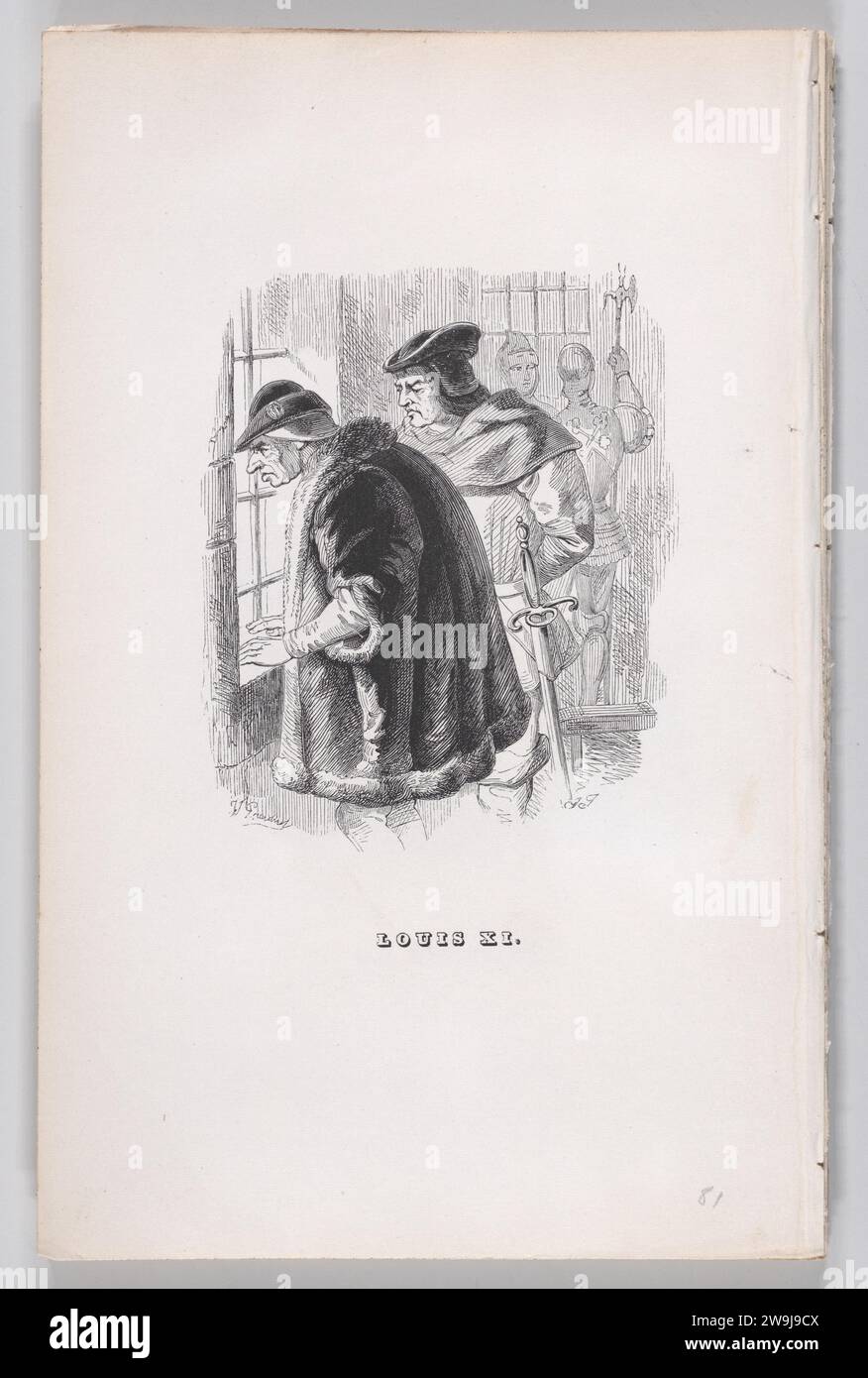 Louis XI., aus "die vollständigen Werke Berangs" 1959 von Pierre Jean de Beranger Stockfoto