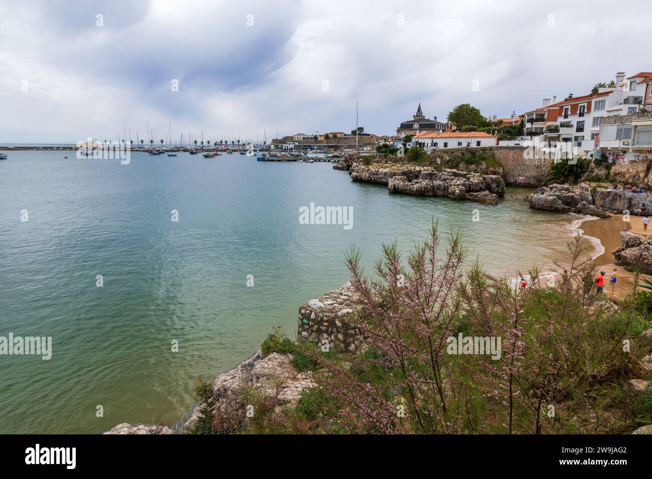 Costa Marina a Cascais a Lisbona Portogallo Stockfoto