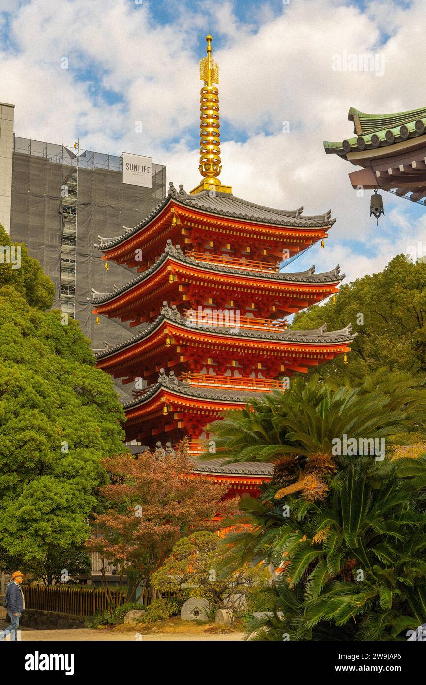 Tocho-Ji Tempel, 806 n. Chr., Hakata, Fukuoka, Japan Stockfoto
