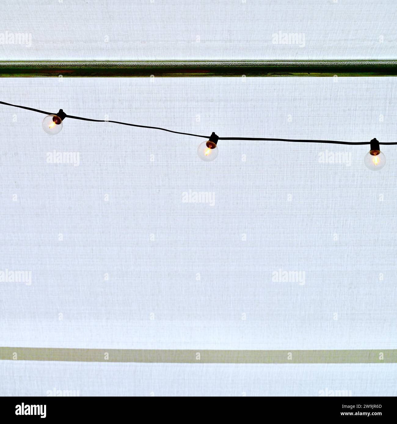 Lichterkette in der Marke Stockfoto