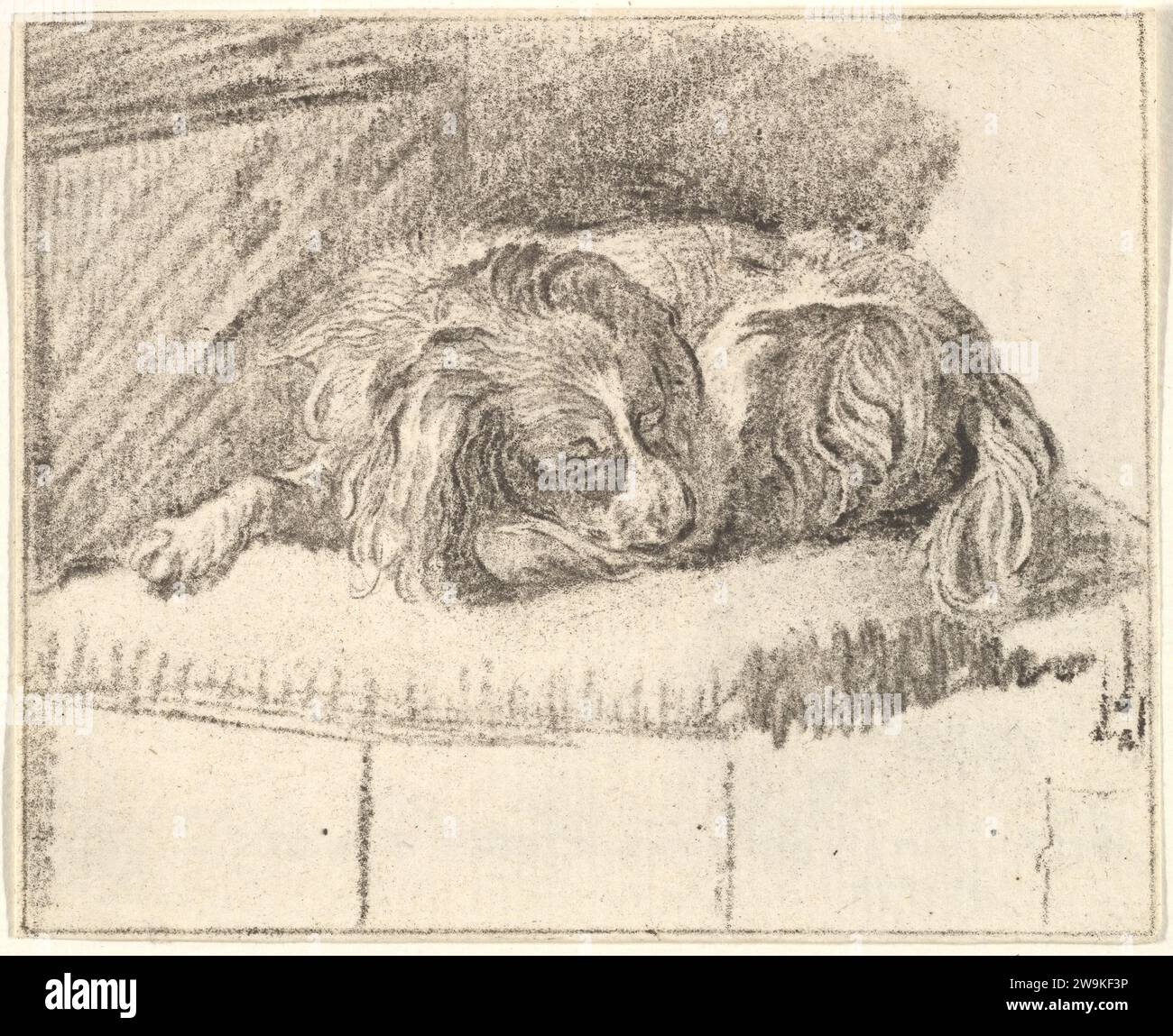 Sleeping Dog 2012 von Cornelis Ploos van Amstel Stockfoto