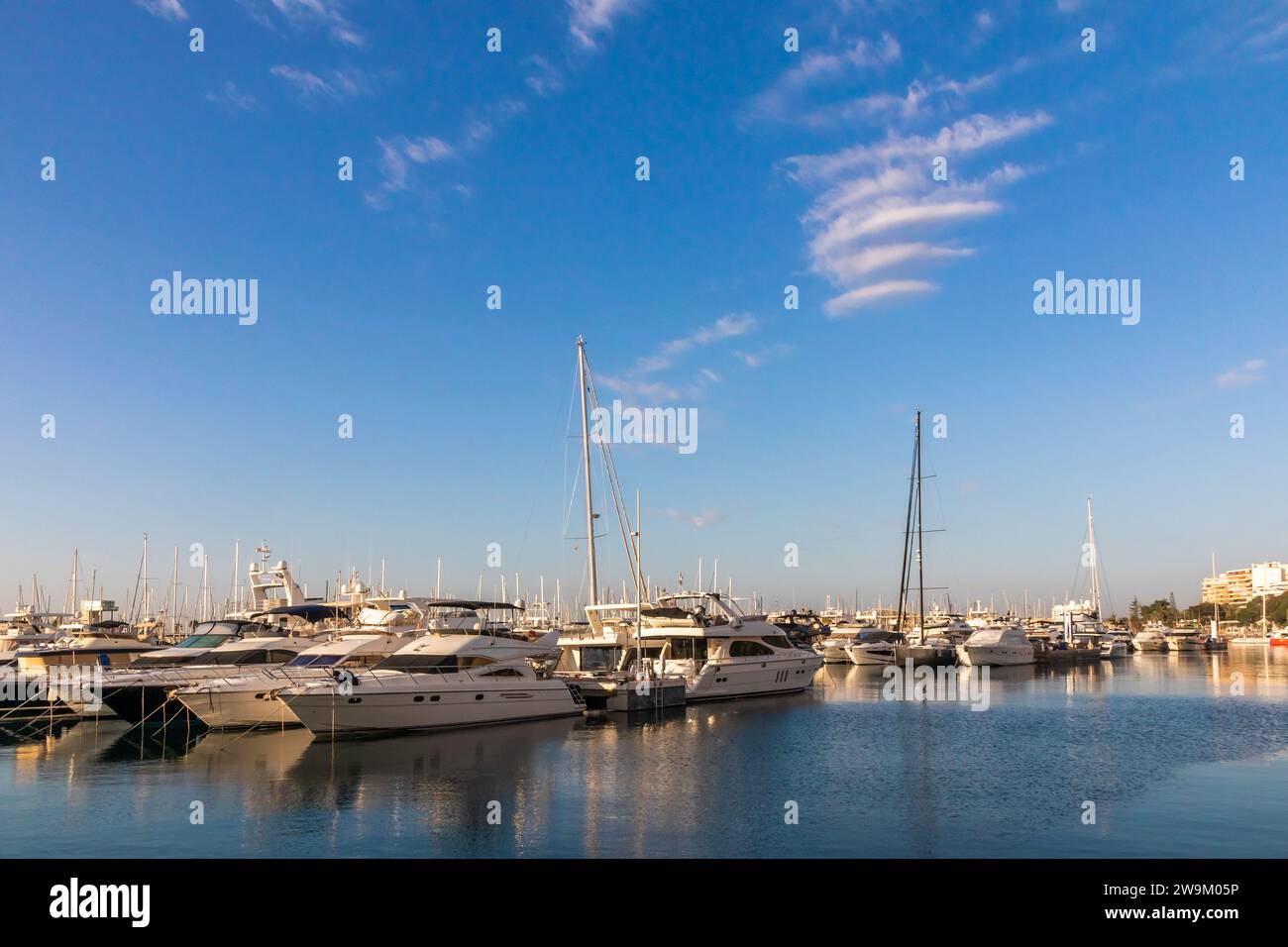 Alicante Marina, Spanien Stockfoto